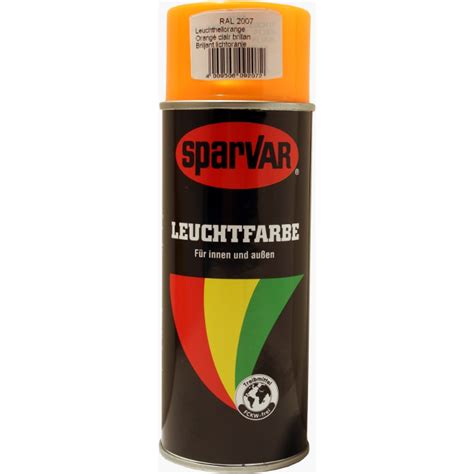 Tageslichtleucht Spray 400 Ml RAL 2007 Leuchthellorange Sparvar