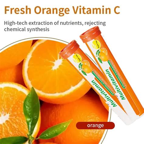 Oem Odm Obm Multivitamins Vitamin C Effervescent Tablets Immune Organic