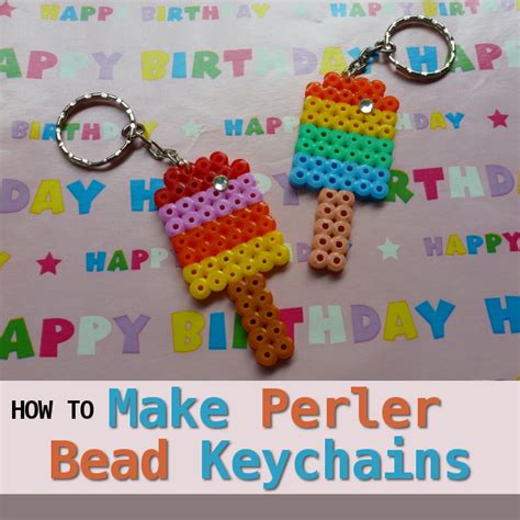 How To Make A Perler Bead Keychain Instructions