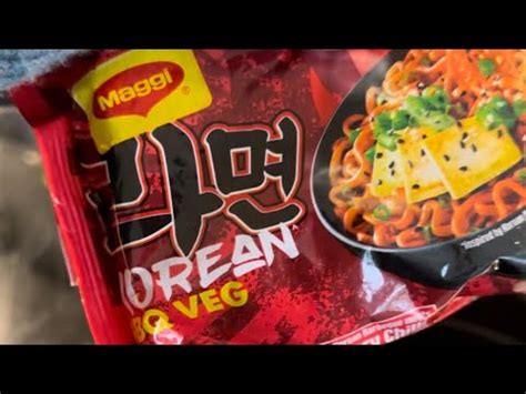 Finally Trying MAGGI New Flavour Korean Ramen Bbq Veg Maggi Recipe