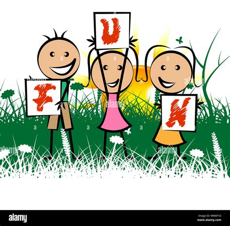 Kids fun indicating free time hi-res stock photography and images - Alamy