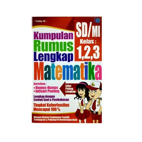 Jual Buku Kumpulan Rumus Lengkap Matematika SD MI Kelas 1 2 3 Shopee