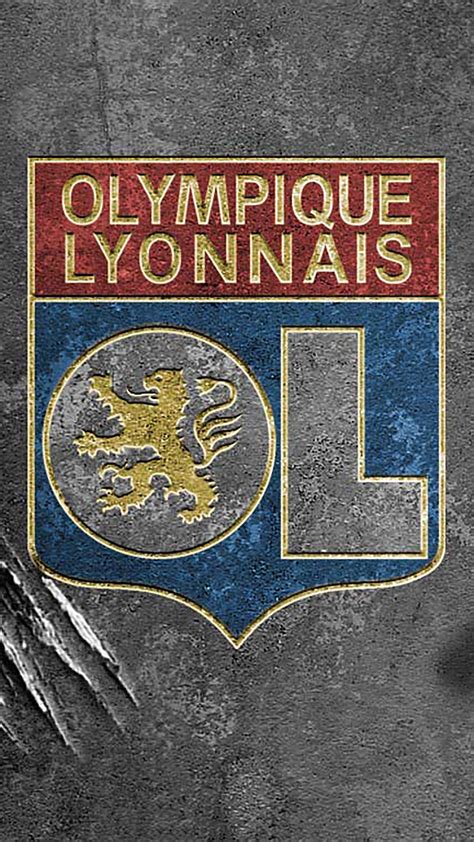 Olympique Lyonnais : Logo 2 Wallpaper for iPhone 11, Pro Max, X, 8, 7 ...