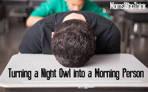 How to Turn a Night Owl Into a Morning Person