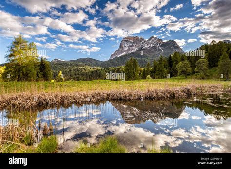 Pelmo Mountain Reflected Hi Res Stock Photography And Images Alamy