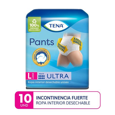 Ropa Interior Desechable Tena Pants Ultra Talla L Und