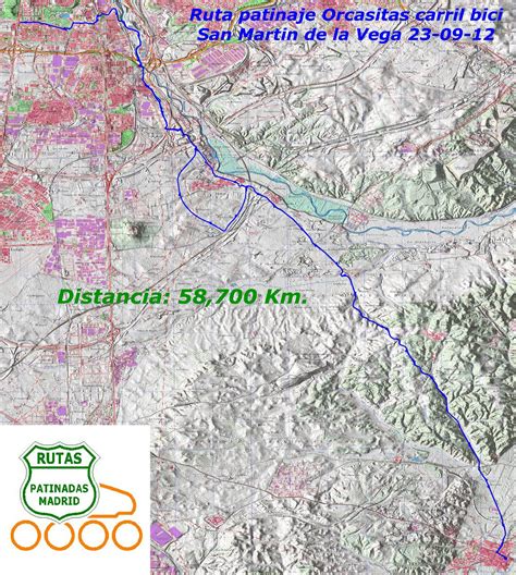 Patinadas Madrid Ruta Patinaje Orcasitas Carril Bici San Martin De La