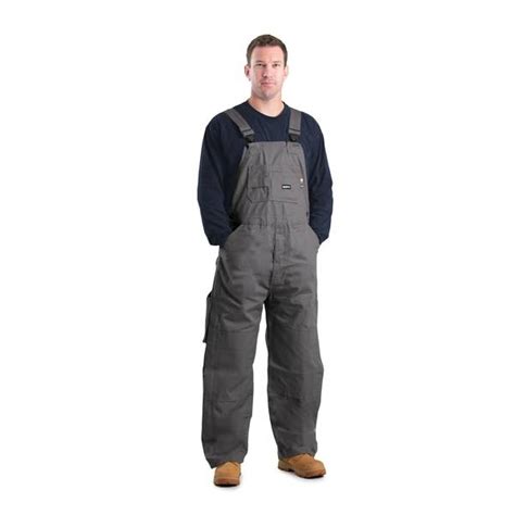 Berne Mens Flame Resistant Unlined Bib Overalls Frb23sla Ms Blain