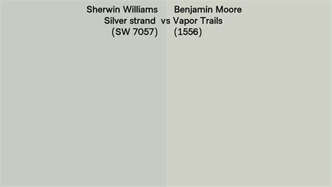 Sherwin Williams Silver Strand Sw 7057 Vs Benjamin Moore Vapor Trails