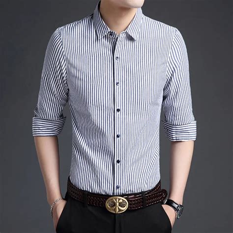 Fashion Mens Business Casual Shirts 2017 New Arrival Men Brand Clothing