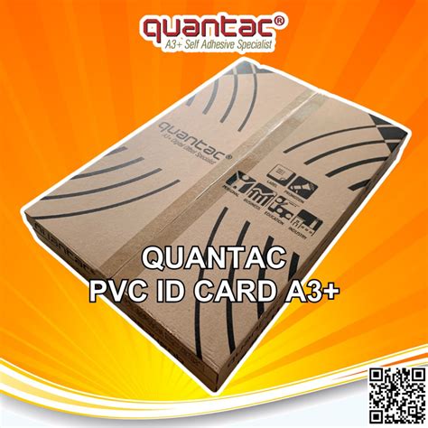 Jual Quantac PVC Card Print Laser Toner A3 ID Card 3 Layers 25 Set PET