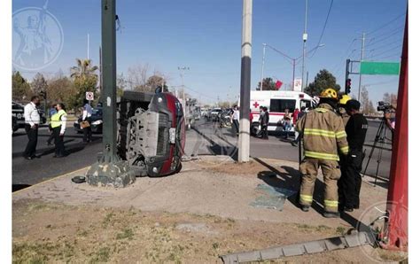 Se Registra Aparatoso Choque Y Volcadura