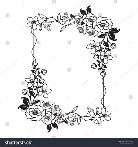 Floral Border Svg Photos, Images & Pictures | Shutterstock