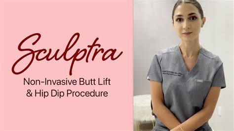 Sculptra Non Surgical Butt Lift Hip Dip Full Procedure Youtube