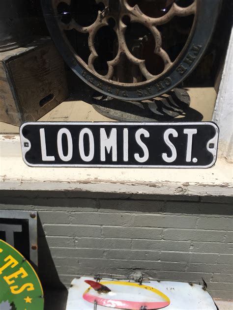 Loomis Street Sign From Leadville Colorado Etsy