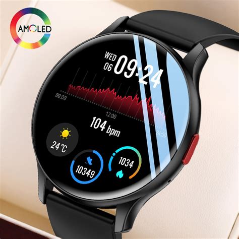 SENBONO Smart Watch AMOLED 1 43 Screen Always On Display Waterproof