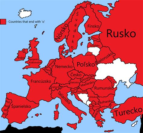 European countries that end with 'o' in Slovak version 2.0 : r/europe