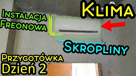 Przygotowanie Instalacji Klimatyzacji Pod Klimatyzator W Skropliny