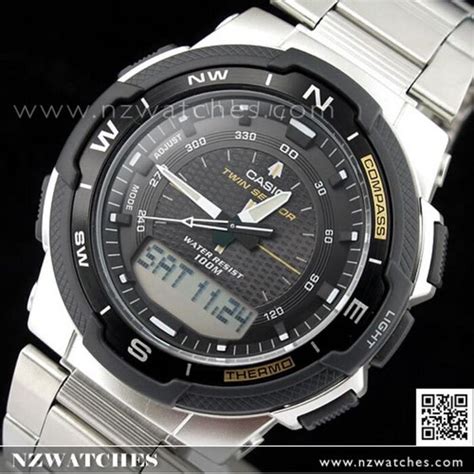 Buy Casio Twin Sensor Compass Thermometer Moon Data Watch Sgw 500hd 1b