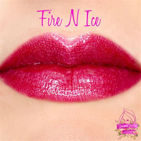 Fire N Ice Is A Gorgeous Reddish Pink Frost Firenice Lipsense