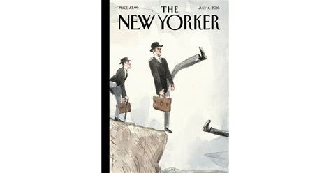 Cover Story Barry Blitts “silly Walk Off A Cliff” New Yorker Covers