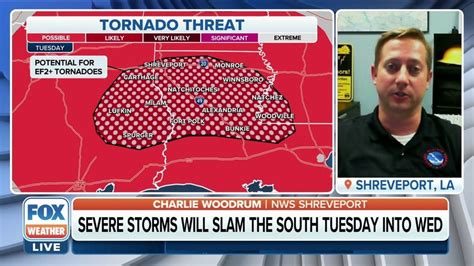 Supercells Capable Of Producing Tornadoes Expected In Louisiana Nws