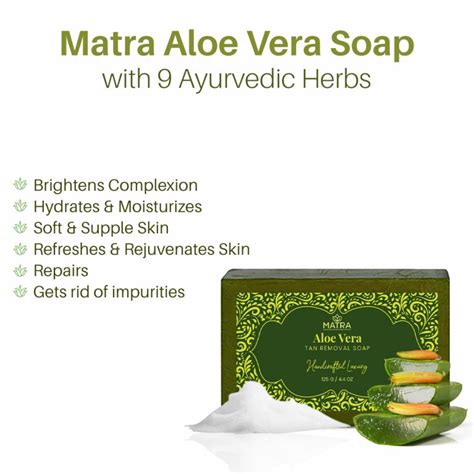 Matra Aloe Vera Handmade Soap With Turmeric Amla And Tulsi 125 Gm