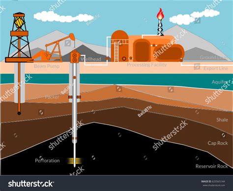 Natural Gas Well Diagram