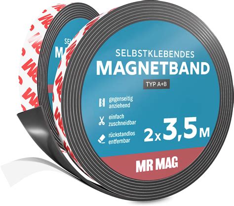 Magnetband Selbstklebend Im Spender Meter Magnetstreifen