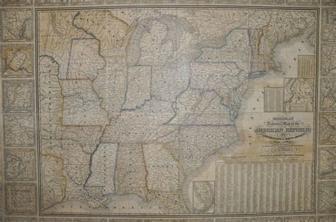 Mitchell’s National Map of the American Republic or United States of North America. | Curtis ...