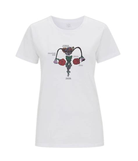 Floral Uterus T Shirt Feminist T Shirt Vulva T Shirt Floral Etsy