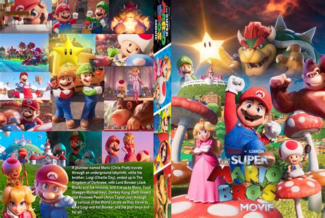 The Super Mario Bros Movie 2023 Dvd Cover V1 By