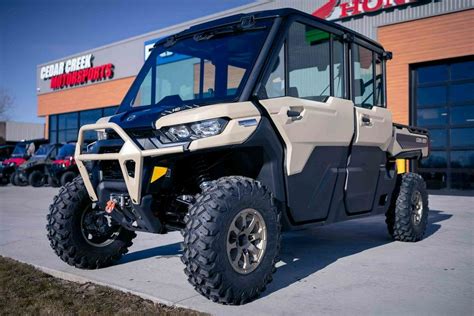 2024 Can Am Defender MAX Limited HD10 Desert Tan Timeless Black For