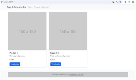 Creating An E Commerce Website Using React Js And React Bootstrap