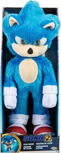 Sonic 2 Peluche Erizo Azul 33 Cms Original Jakks En Caja Cuotas Sin