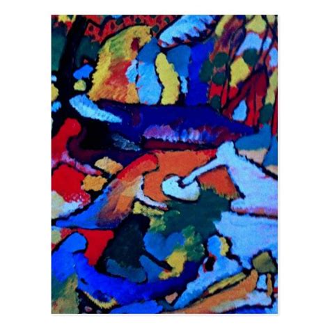 Kandinsky Abstract art Postcard | Zazzle