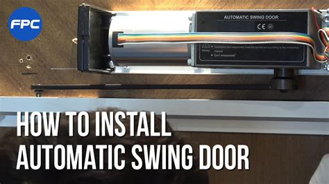 How To INSTALL An AUTOMATIC SWING DOOR Step By Step Model No VIS 440B