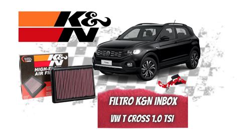 FILTRO K N INBOX VW T CROSS 1 0 GOLF 1 0 TSI POLO 1 0 TSI E 1 6