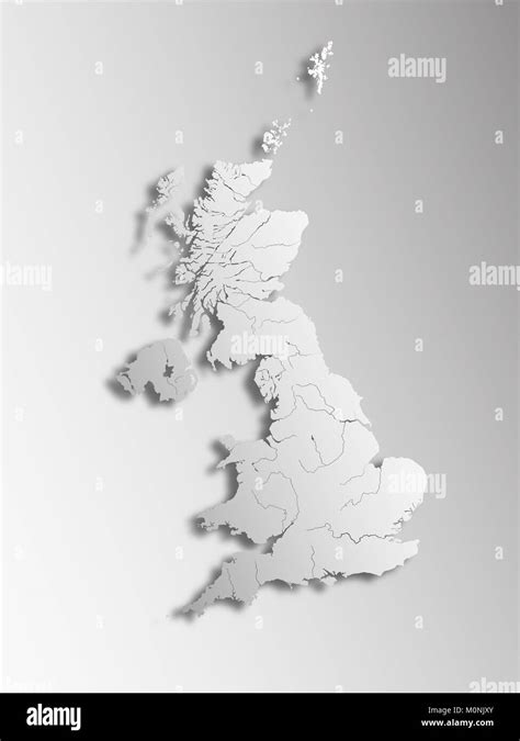 Carta Geografica Britannia Immagini Vettoriali Stock Alamy