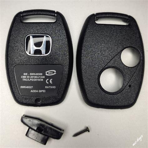 Carcasa Llave Control Honda Fit Mc Keys