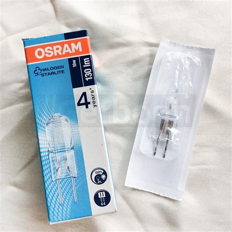 Osram S W V Lumens G Base Halostar Starlite Off