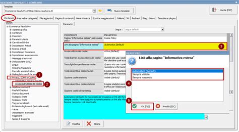 Prevedere Un Link Alla Pagina Informativa Estesa Sui Cookie In Tutte Le