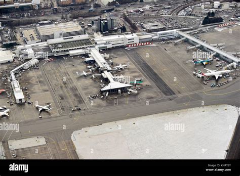 Aerial View Of Glasgow International Airport Scotland Stock Photo Alamy