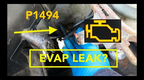 Jeep Evap System Small Leak