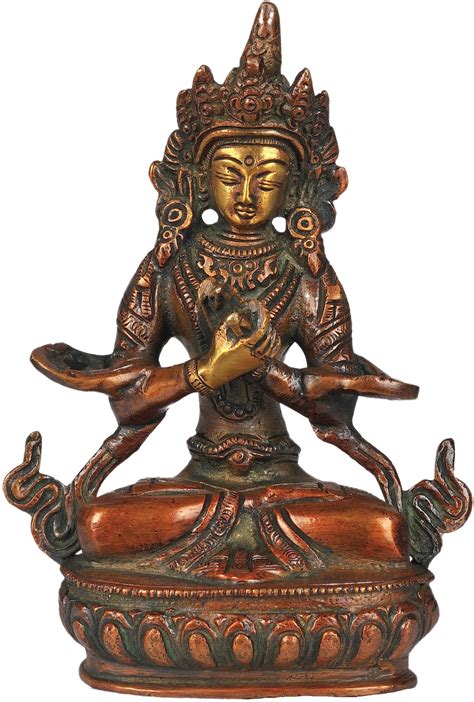 Home And Living 5 Tibetan Buddhist Deity Handmade Made In India