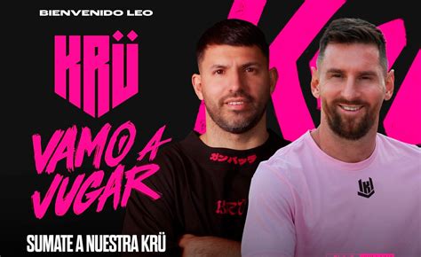 Lionel Messi nuevo socio de KRÜ Esports Esports Bureau Revista