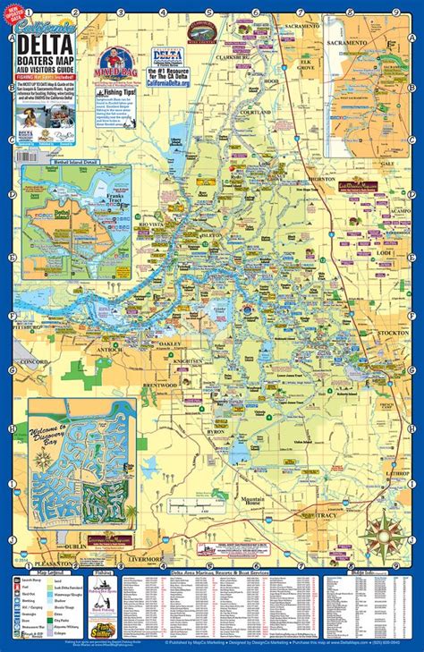 California Delta Maps The Best Delta Boating Map And A California