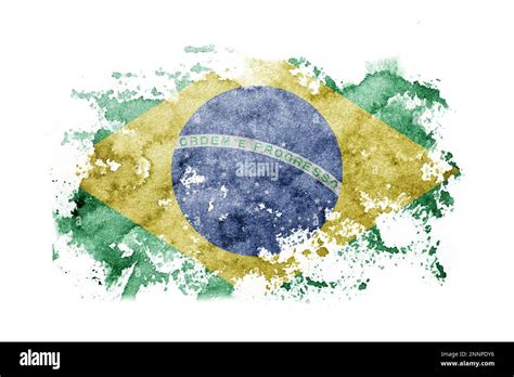 Brazil flag grunge Cut Out Stock Images & Pictures - Alamy