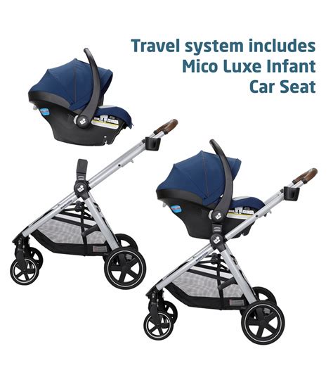 Maxi Cosi Zelia 2 Luxe 5 In 1 Modular Travel System New Hope Navy