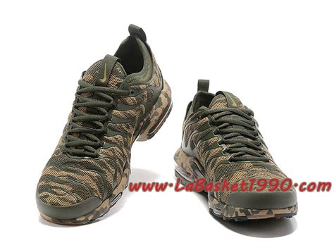 Nike Air Max Plus Tn Camo Id Brun Vert Chaussures Nike Prix Pas Cher